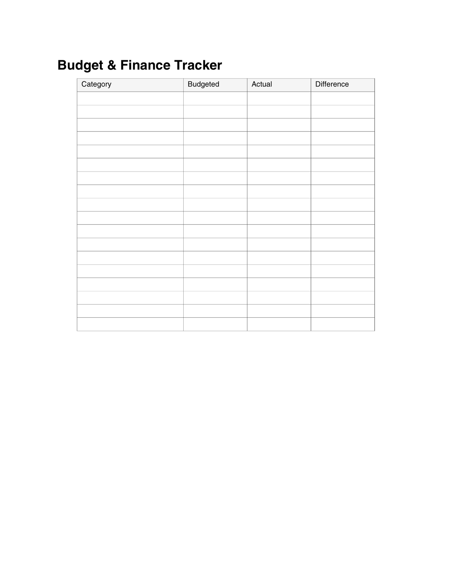 A Yearly Planner