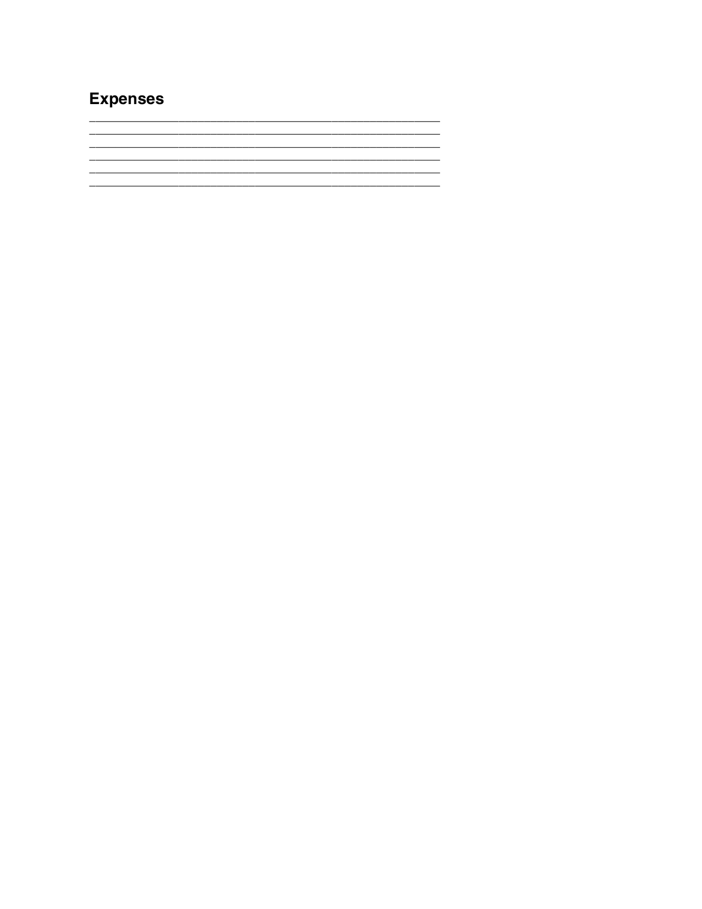 A Yearly Planner